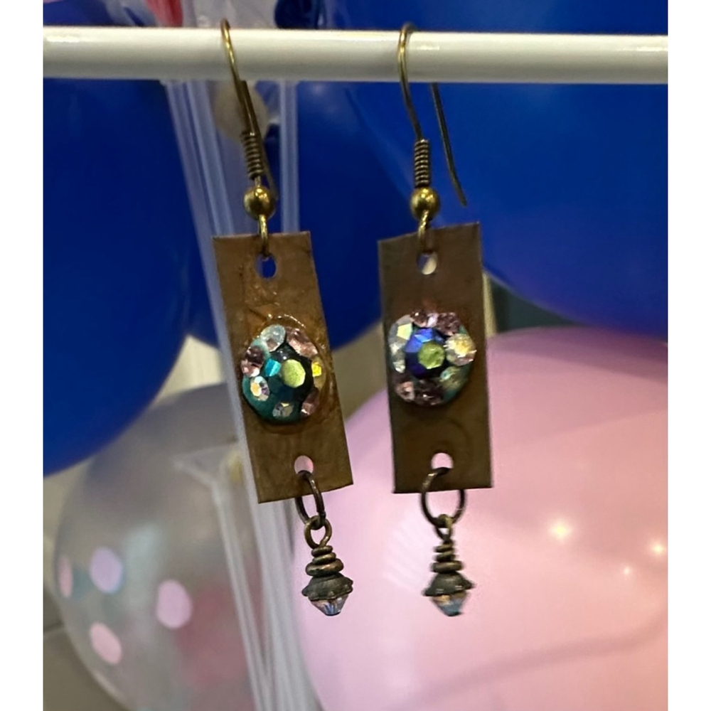 Women's Earrings Brown Multi-color
